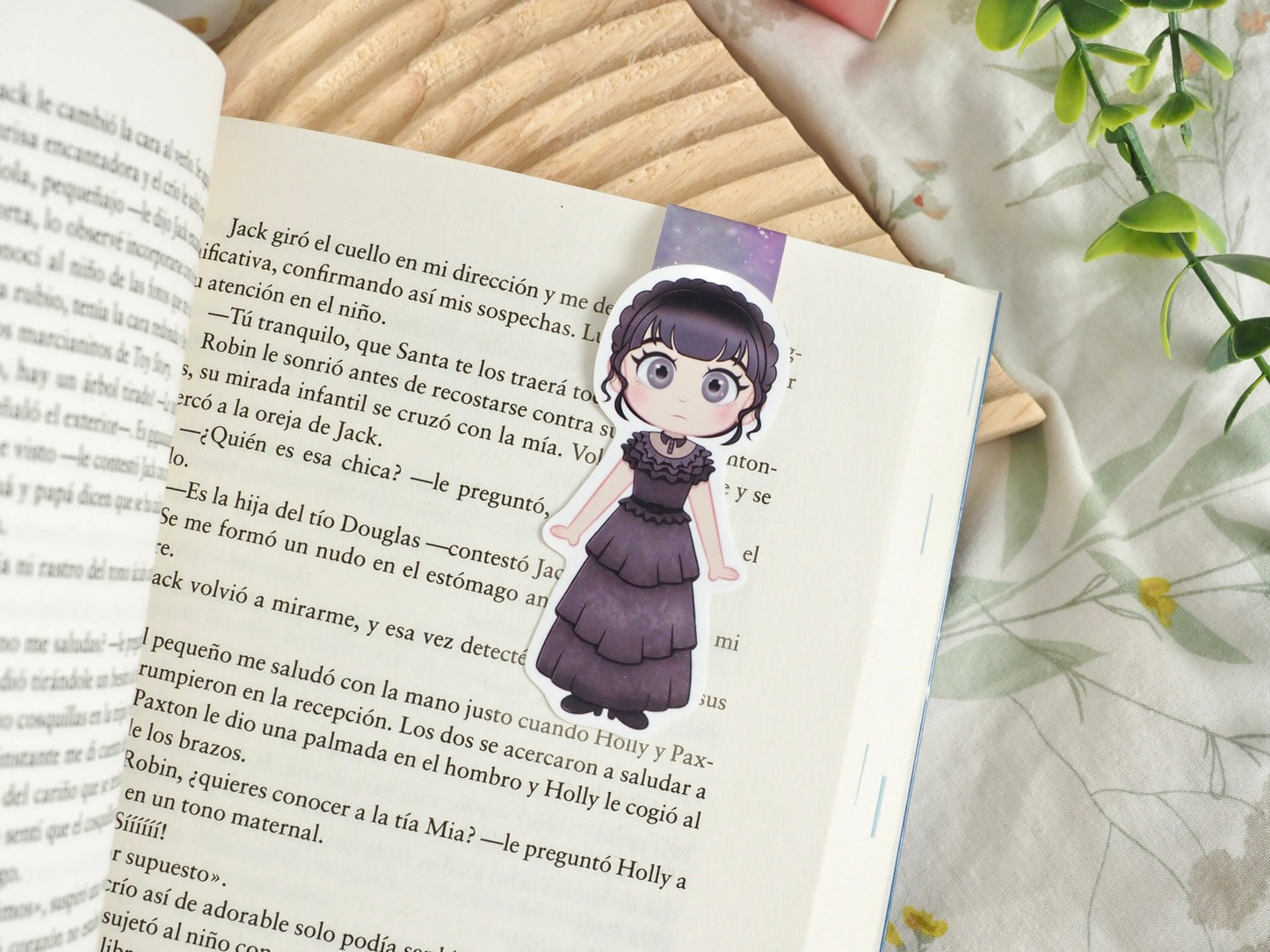 Marcapáginas de “Miércoles Addams”