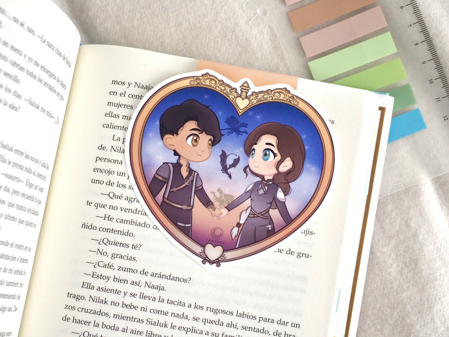 Marcapáginas parejas literarias