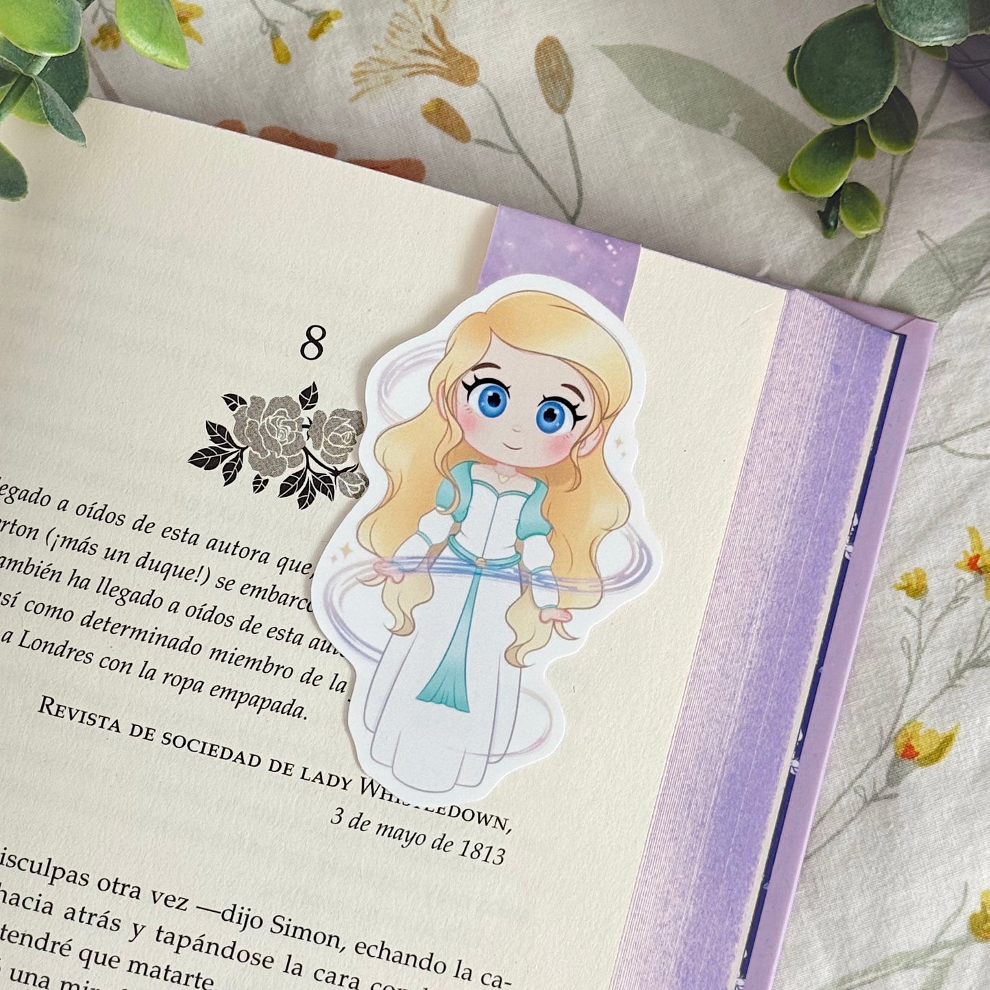 Marcapáginas Odette de “La Princesa Cisne”