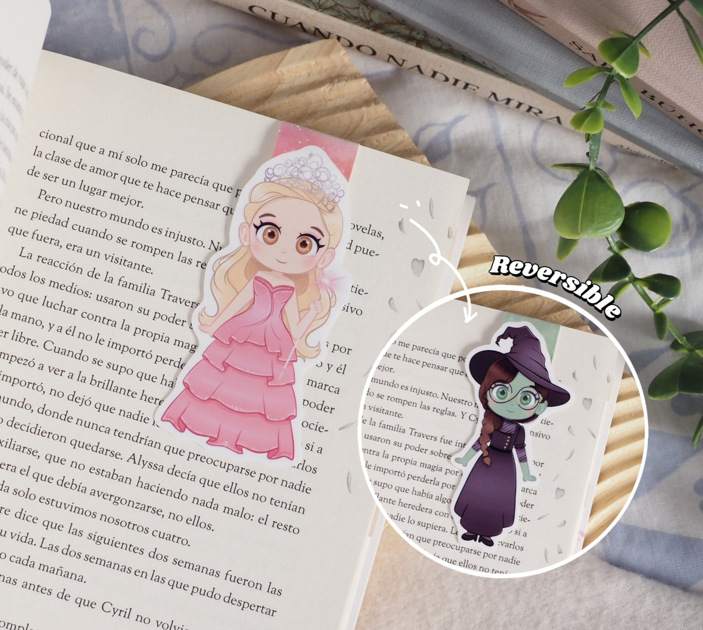 Marcapáginas reversible Wicked