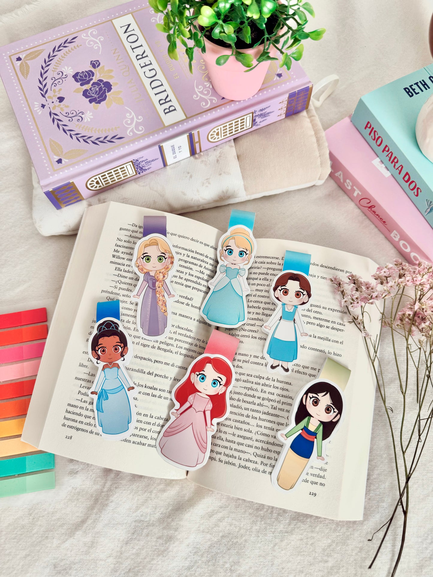 Marcapáginas Princesas Disney