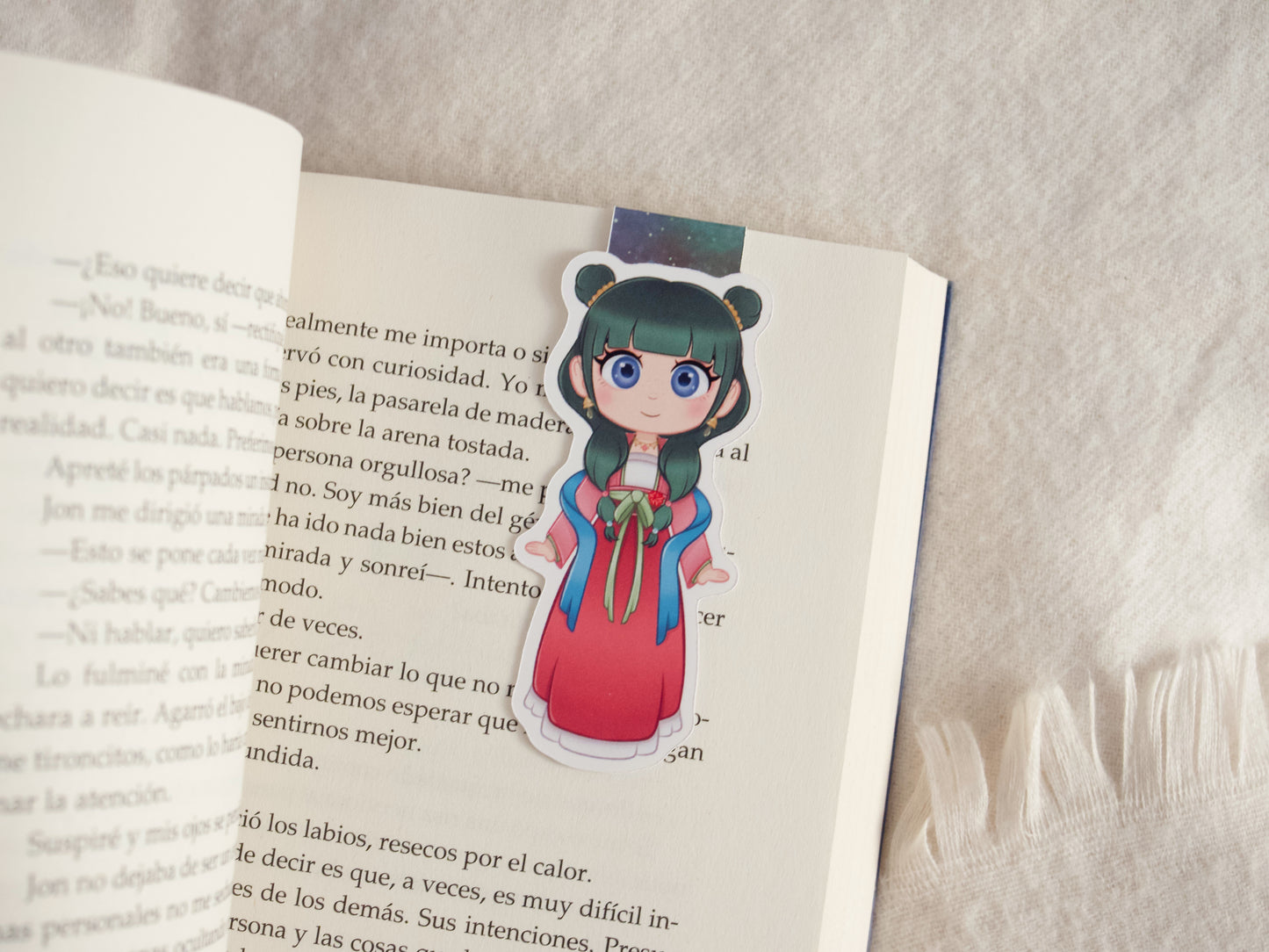 Marcapáginas de Maomao y Jinshi de “Los diarios de la Boticaria”