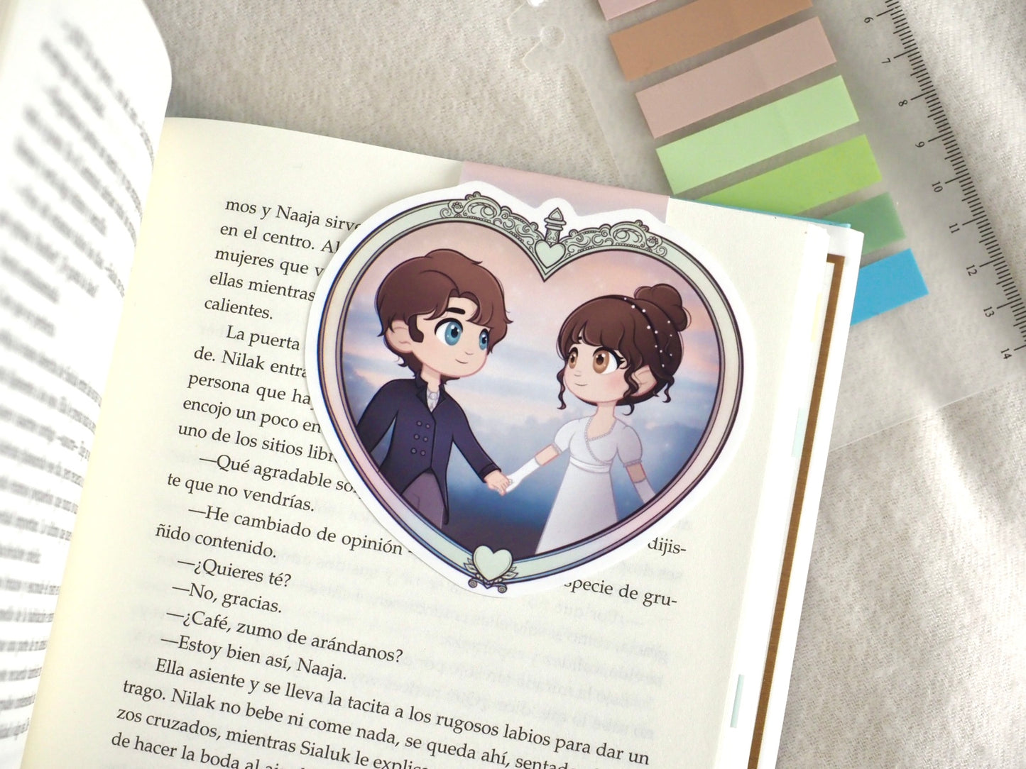 Marcapáginas parejas literarias