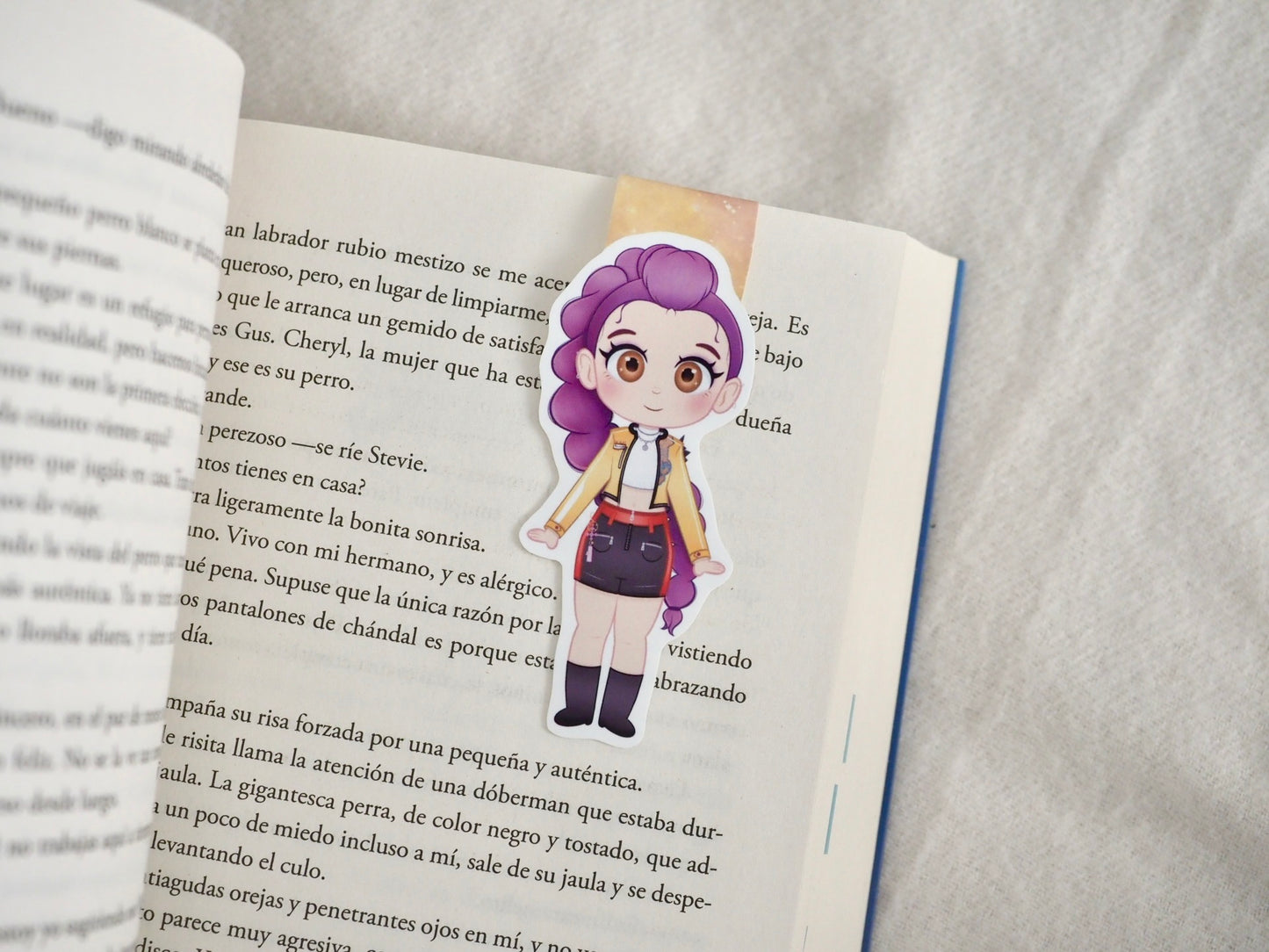 Marcapáginas de Jinu & Rumi de “Kpop Demon Hunters”