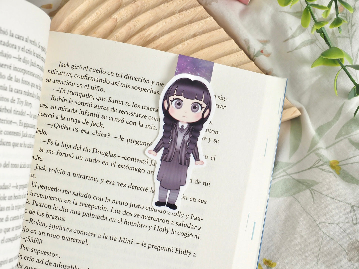 Marcapáginas de “Miércoles Addams”