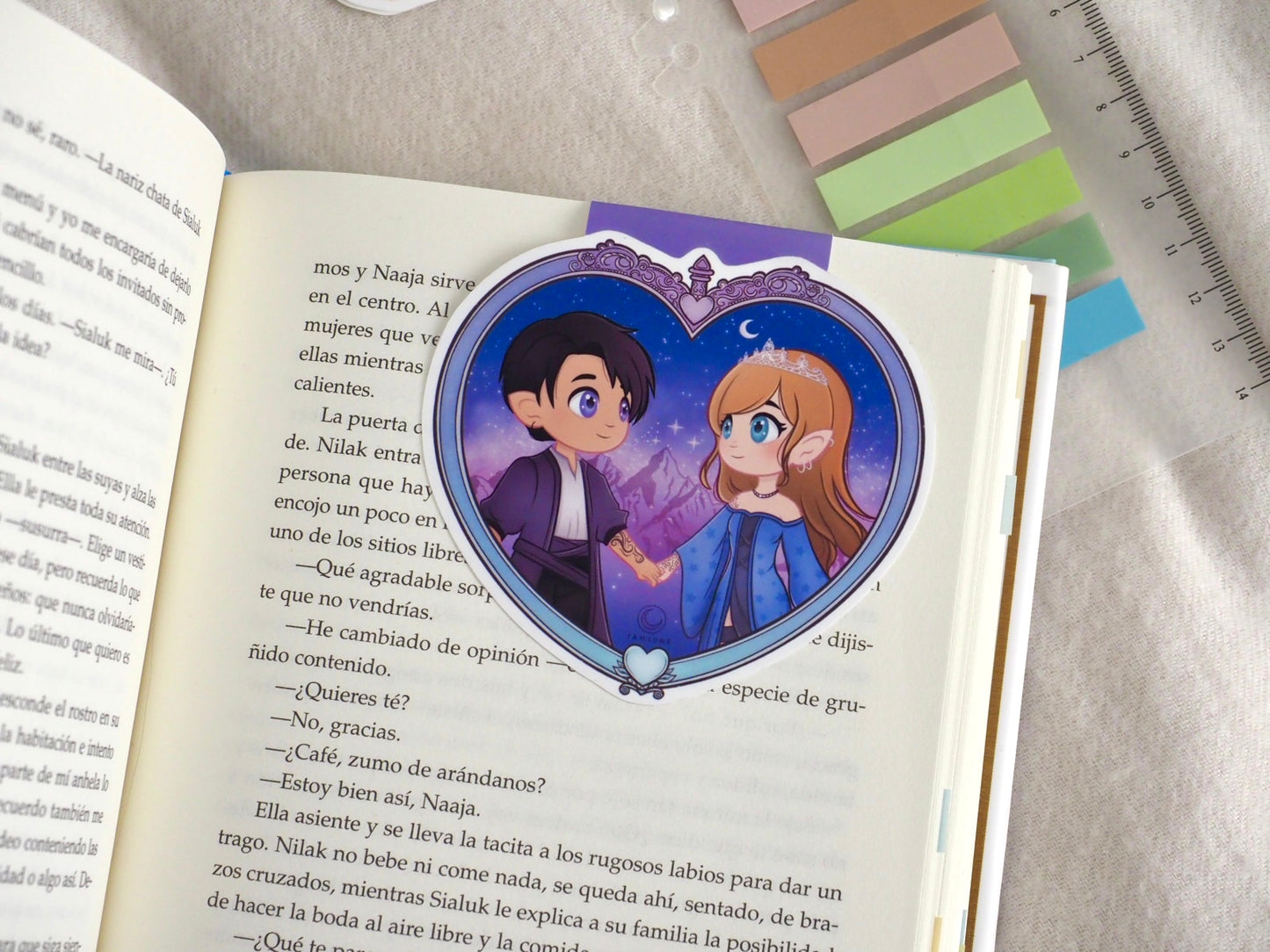 Marcapáginas parejas literarias
