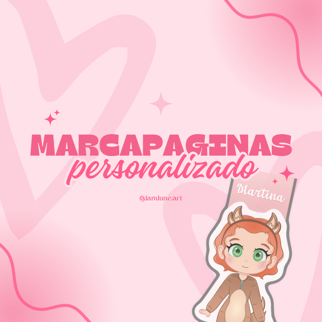 Marcapáginas personalizado