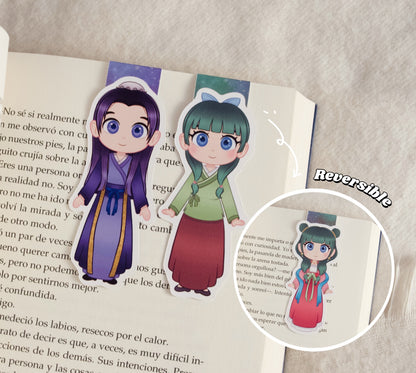 Marcapáginas de Maomao y Jinshi de “Los diarios de la Boticaria”