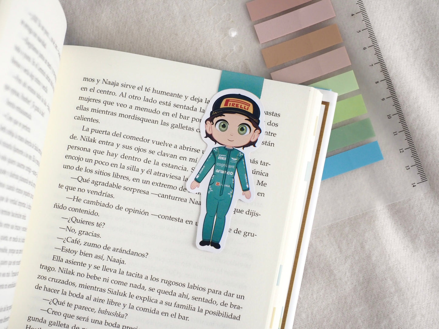 Marcapáginas Fernando Alonso
