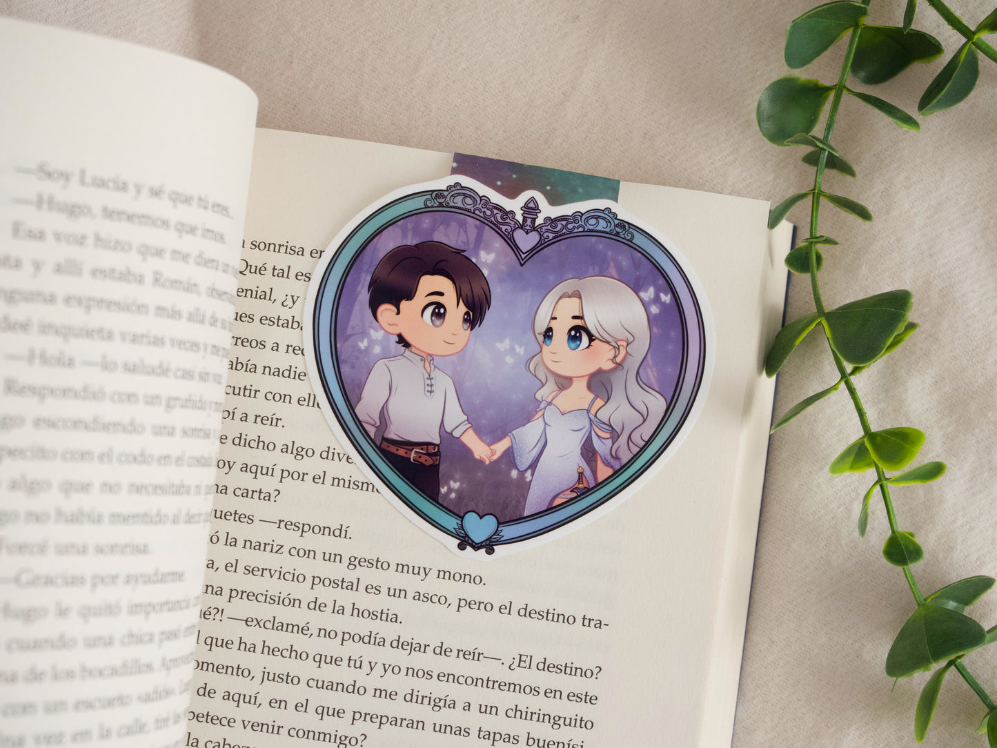 Marcapáginas parejas literarias