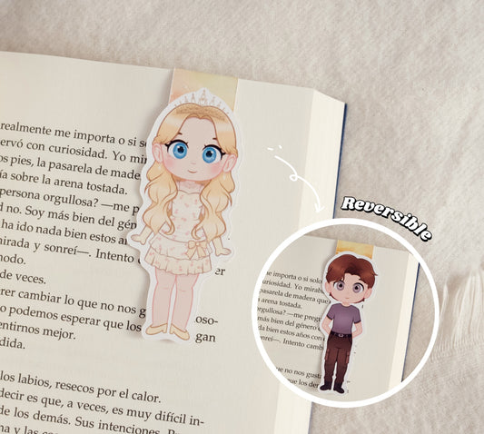 Marcapáginas de Bridget y Rhys de “Twisted Games”💛