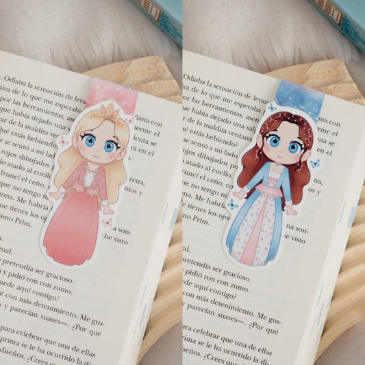 Marcapáginas Duo Barbie princesa y costurera🌸