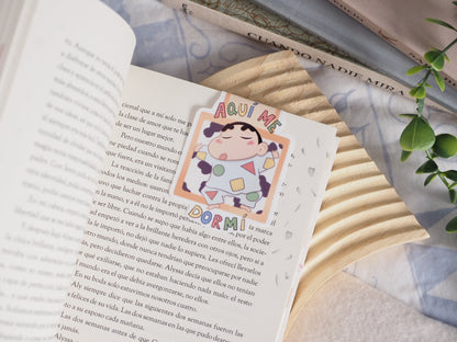 Marcapáginas de Shin Chan