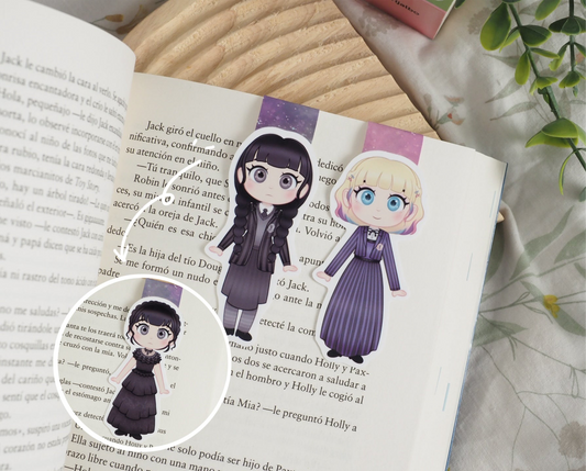 Marcapáginas de “Miércoles Addams”