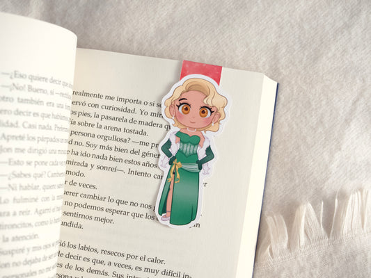 Marcapáginas Evelyn de “Los 7 maridos de Evelyn Hugo”