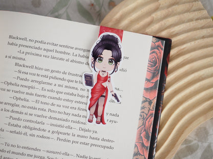Marcapáginas lectoras🌸📖