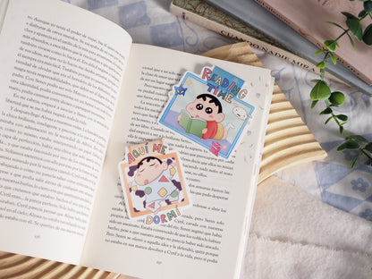 Marcapáginas de Shin Chan