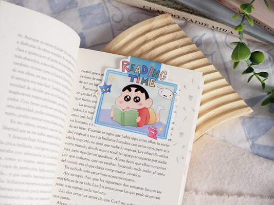 Marcapáginas de Shin Chan