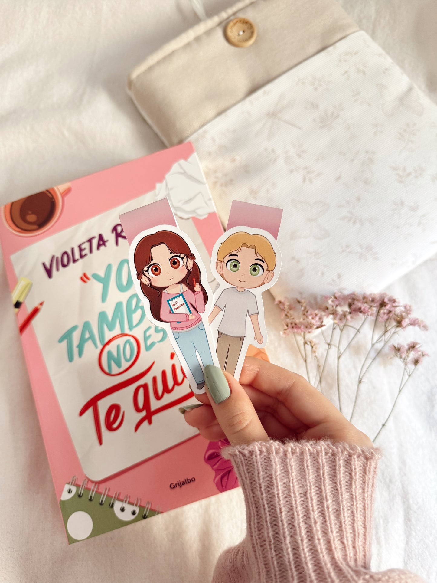 Marcapáginas Will y Raquel de “Yo también no es Te quiero”