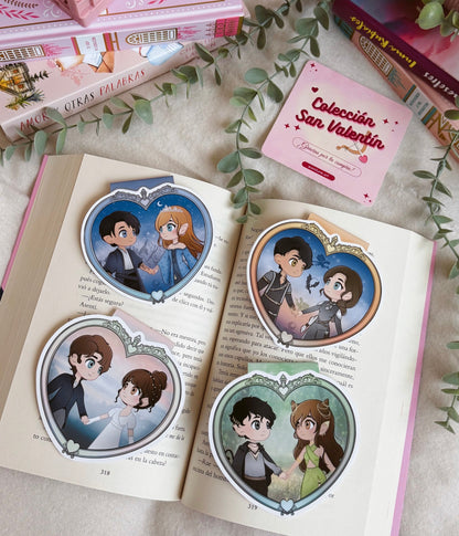 Marcapáginas parejas literarias